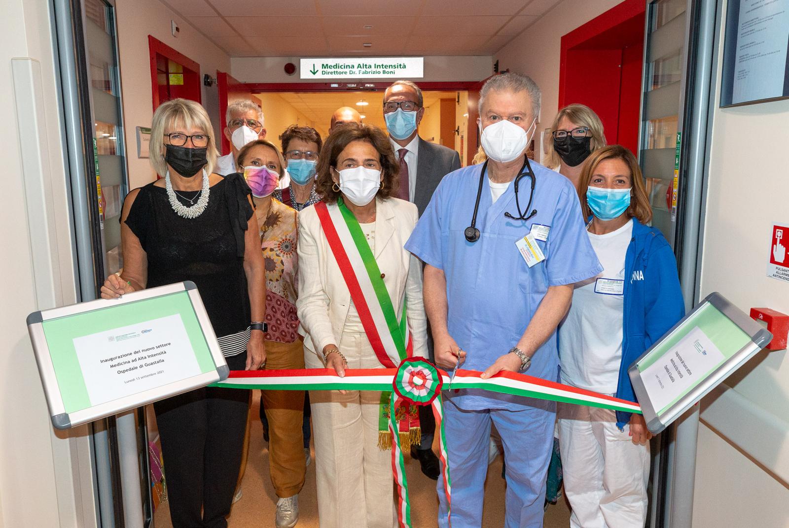 Taglio del nastro Medicina ad Alta Intensità di Guastalla