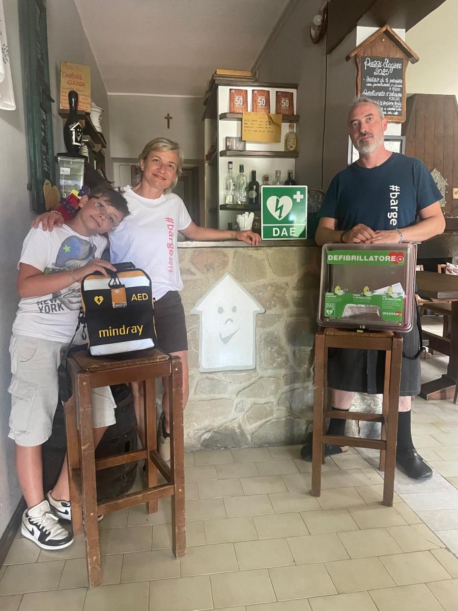 defibrillatore Rifugio Bargetana