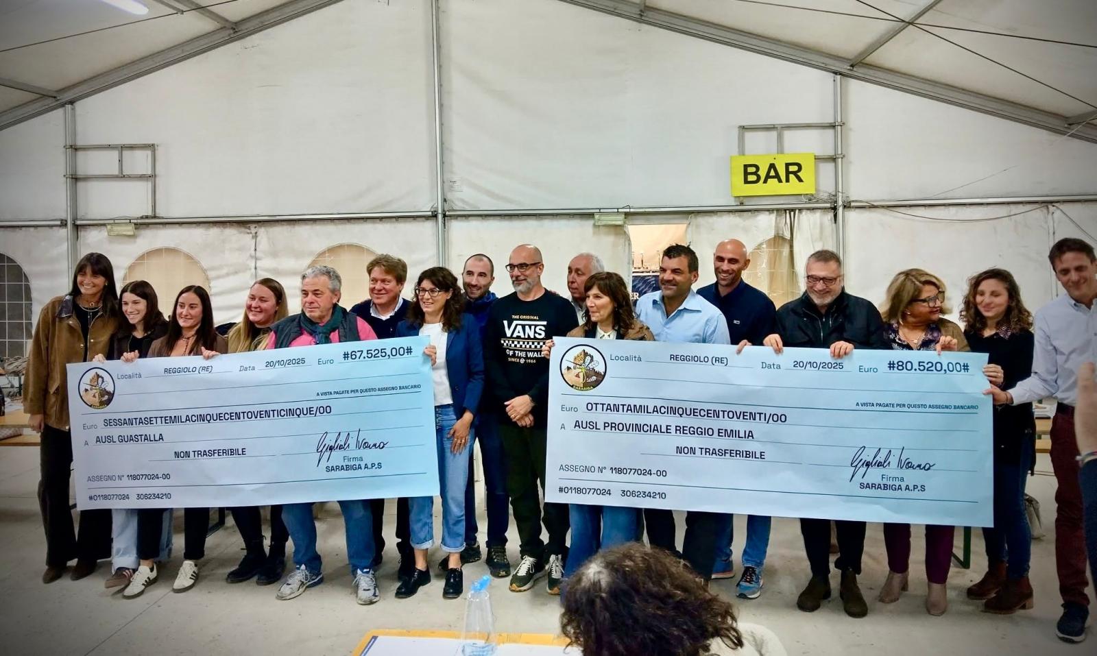 Importante donazione dell’associazione “Sarabiga” di Reggiolo:  Con 148mila euro all’AUSL acquistati strumenti per i mezzi di soccorso, ventilatori polmonari e altro materiale che servirà i reparti di ortopedia e senologia/chirurgia plastica Importante donazione dell’associazione “Sarabiga” di Reggiolo:  Con 148mila euro all’AUSL acquistati strumenti per i mezzi di soccorso, ventilatori polmonari e altro materiale che servirà i reparti di ortopedia e senologia/chirurgia plastica