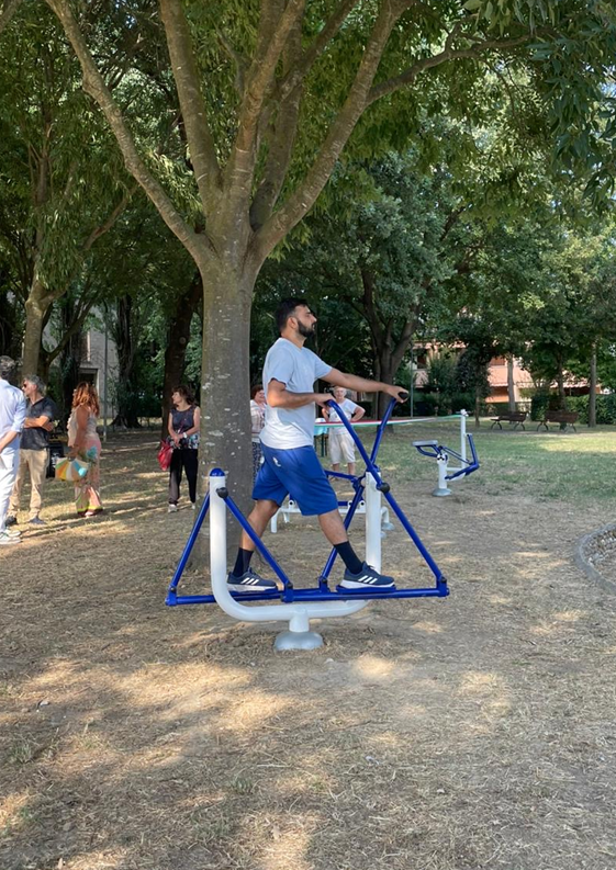 Palestra sotto il cielo a Fabbrio