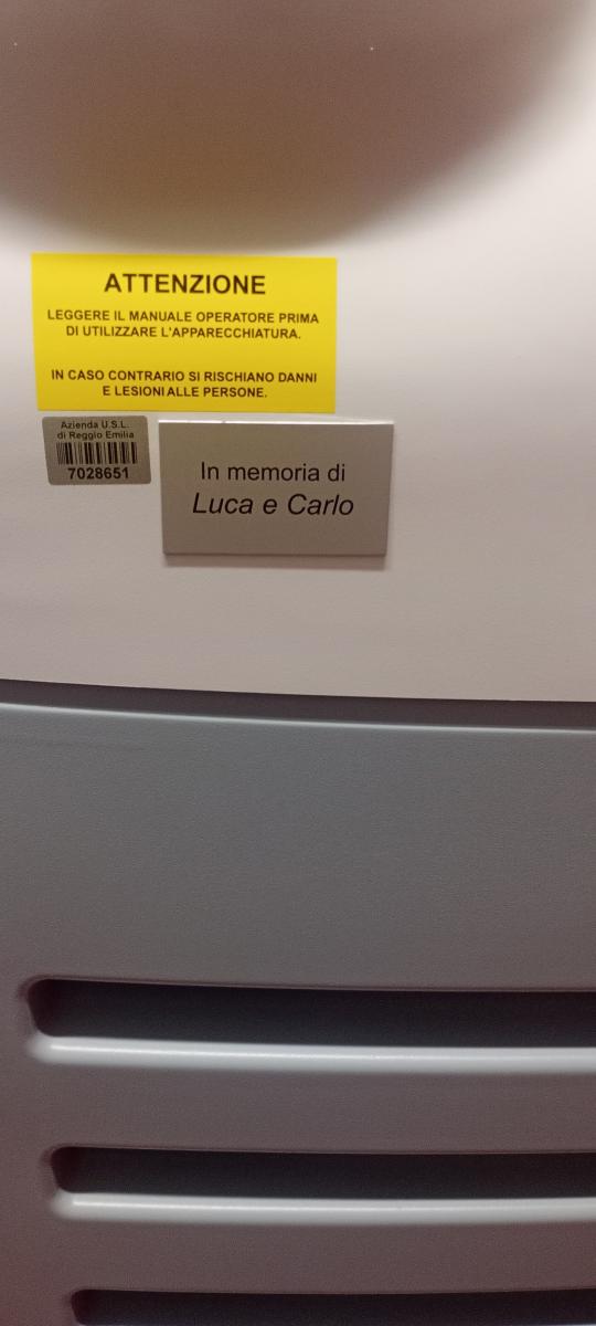 Generosa donazione di una famiglia reggiana
