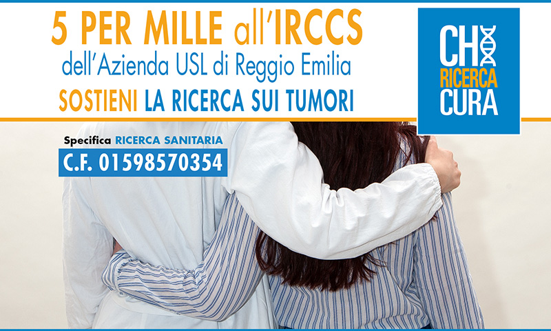 5 per mille all'AUSL-IRCCS di Reggio Emilia