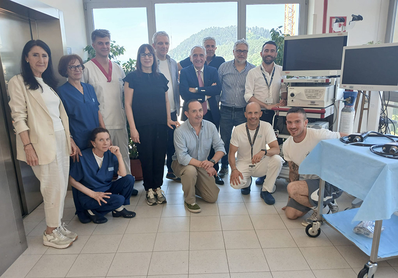 Castelnovo né Monti, nuovi strumenti tecnologici in dono all’Endoscopia digestiva del Sant’Anna grazie alle associazioni del territorio