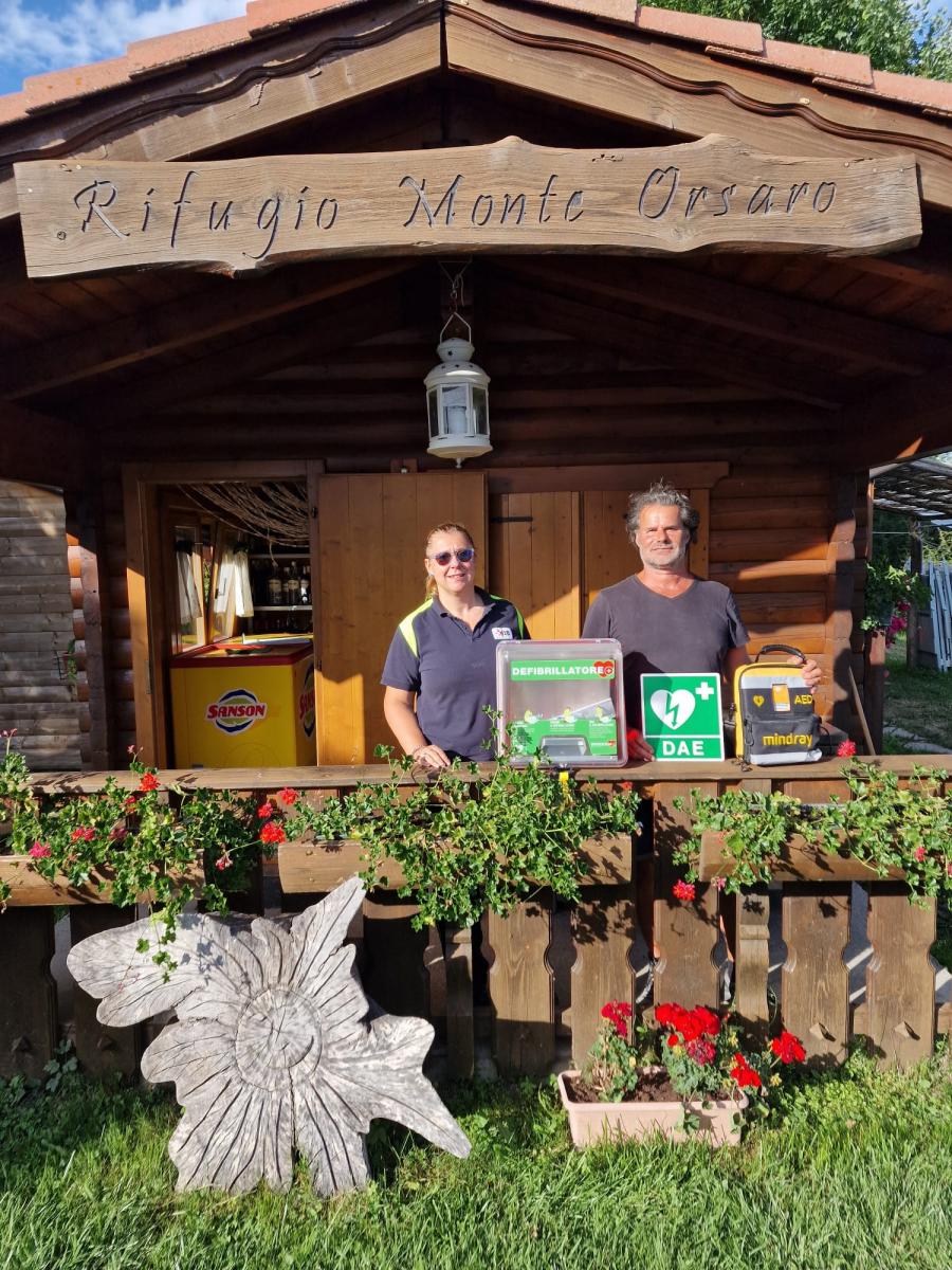 defibrillatore Rifugio Monte Orsaro