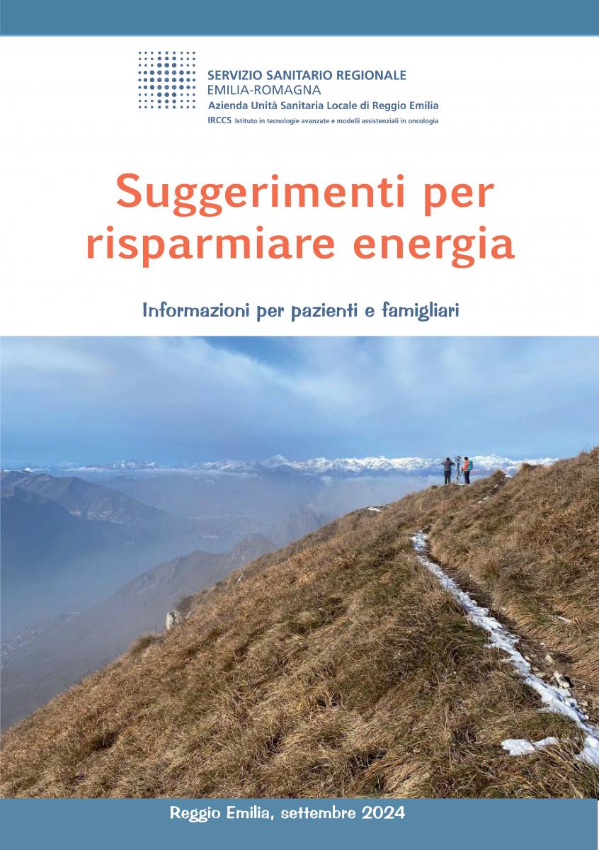 Opuscolo Suggerimenti per risparmiare energia