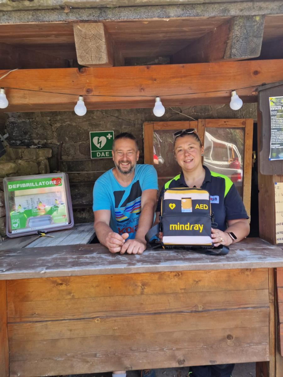defibrillatore Rifugio San Leonardo
