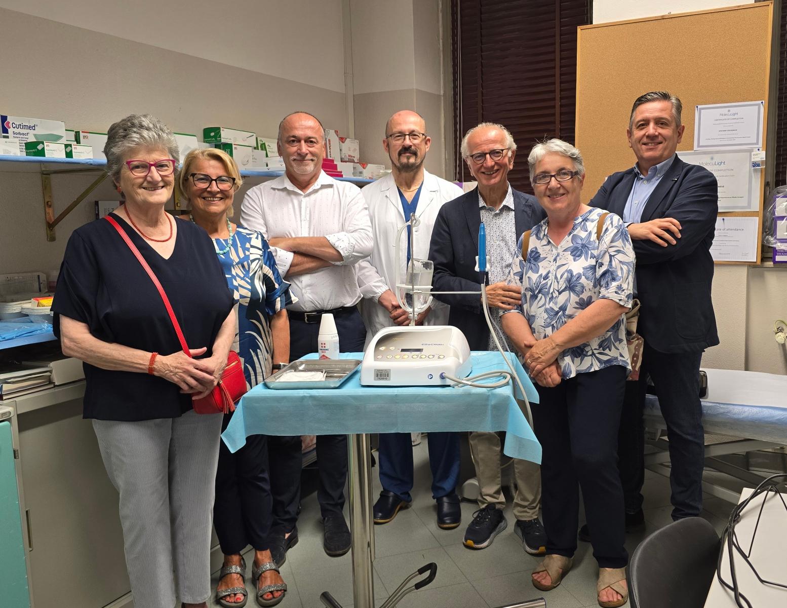 Il momento della donazione