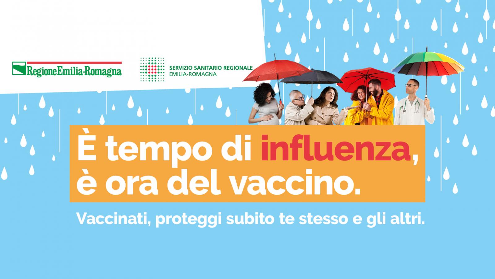 Lunedì 25 ottobre 2021 inizierà la campagna di vaccinazione antinfluenzale in concomitanza con l’avvio in tutta la Regione Emilia Romagna.